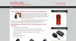 Desktop Screenshot of carkeyokc.com